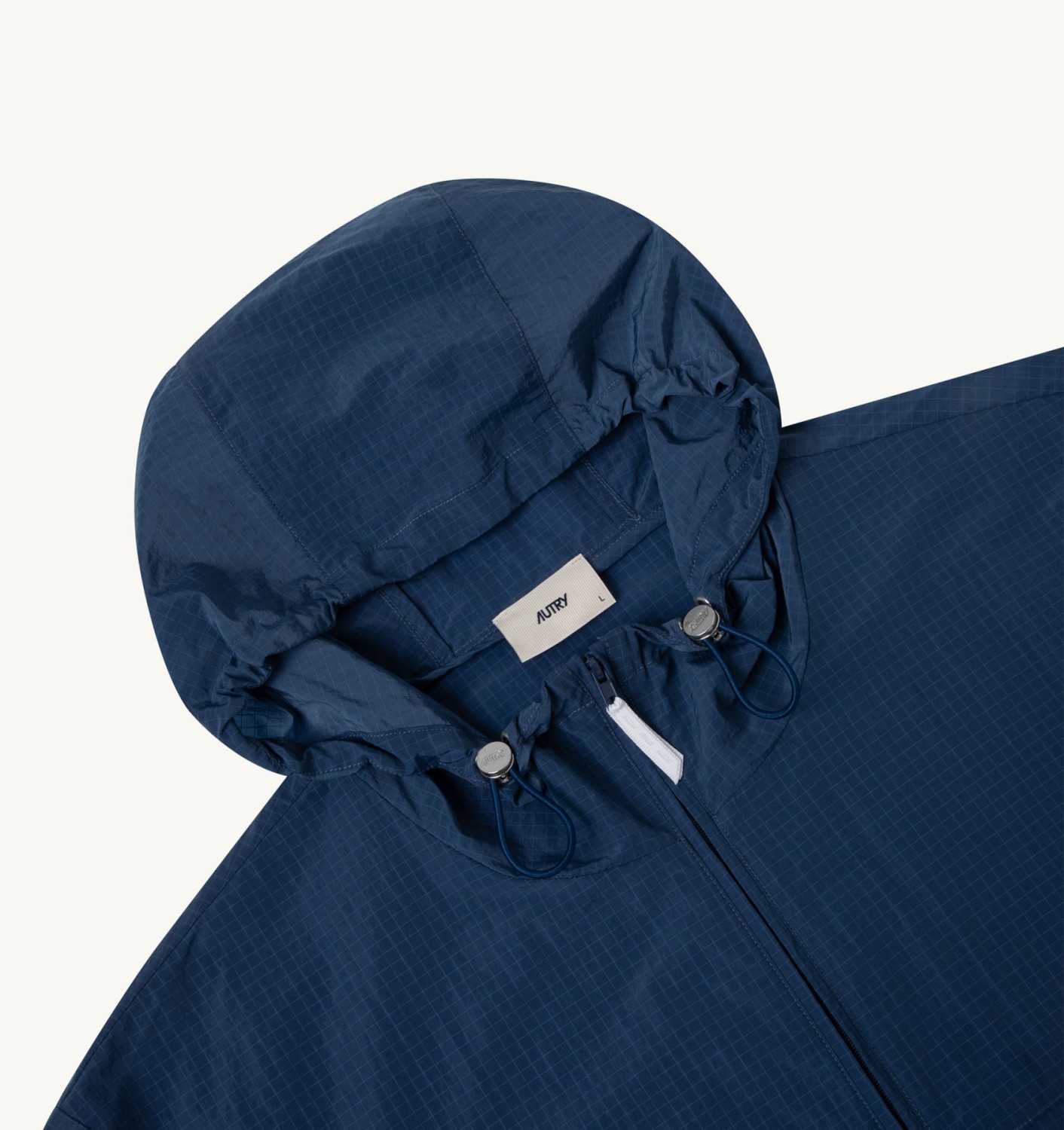 RIPSTOP FULL ZIP JACKET UNISEX - BLUE