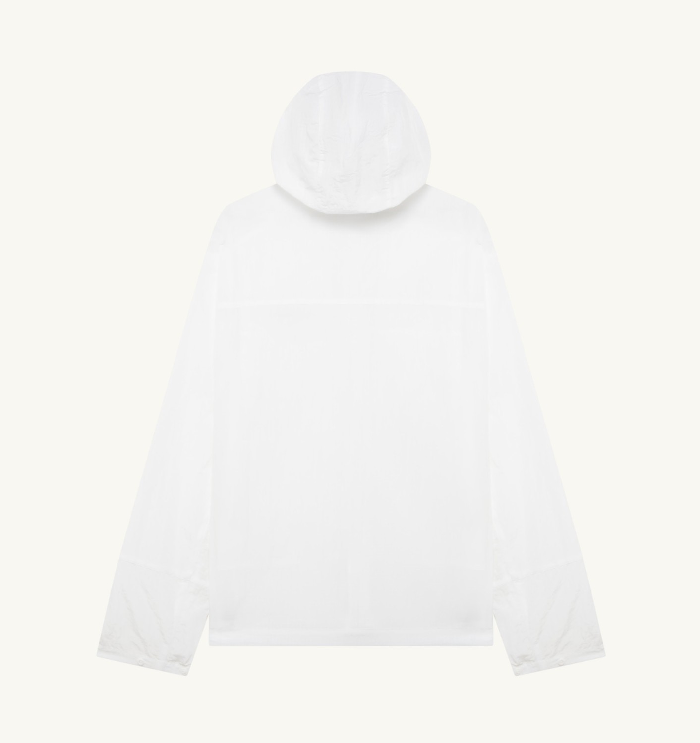 RIPSTOP FULL ZIP JACKET UNISEX - WHITE