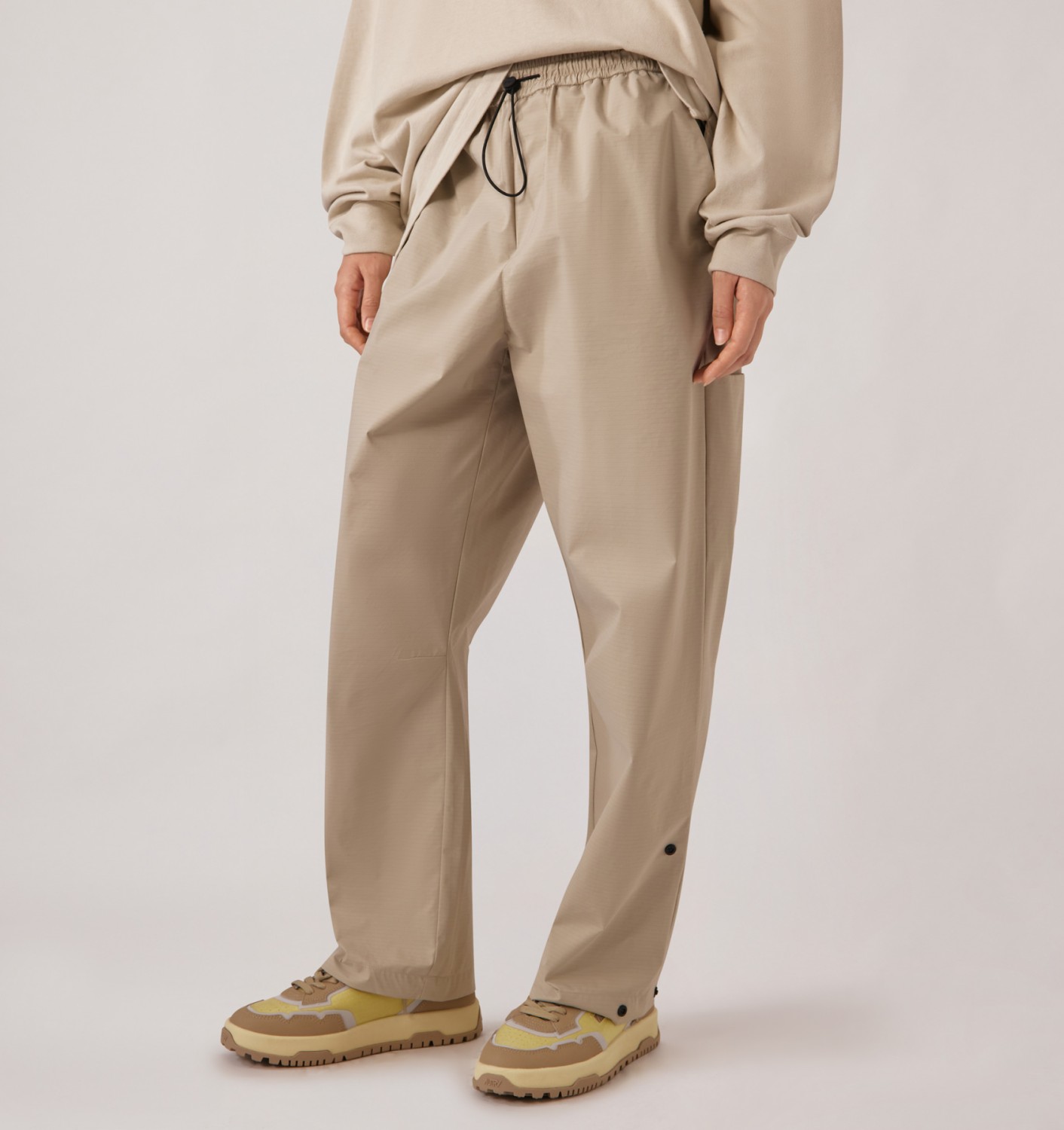 RAIN TECH NYLON PANT UNISEX - WHITE