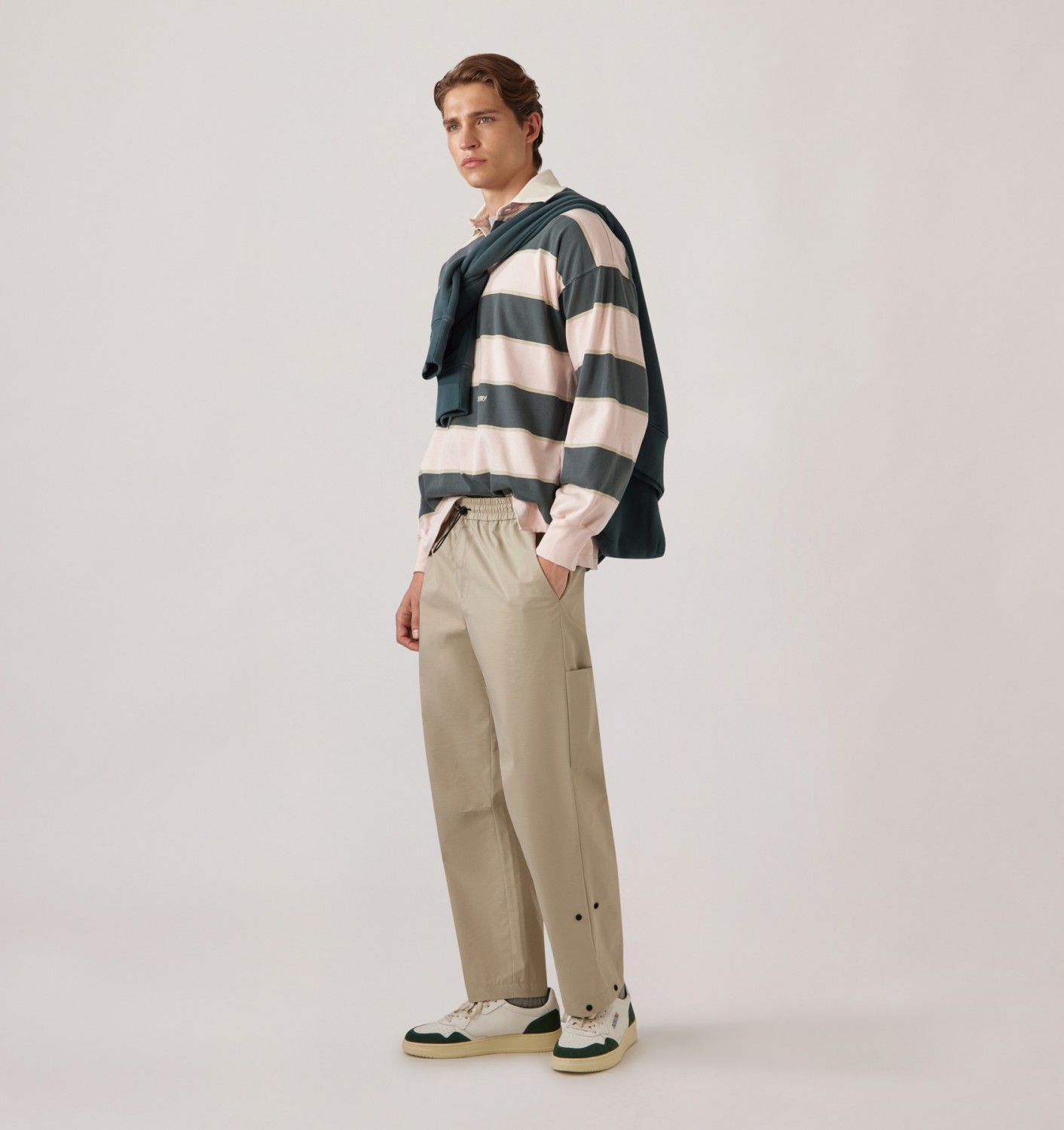 RAIN TECH NYLON PANT UNISEX - WHITE