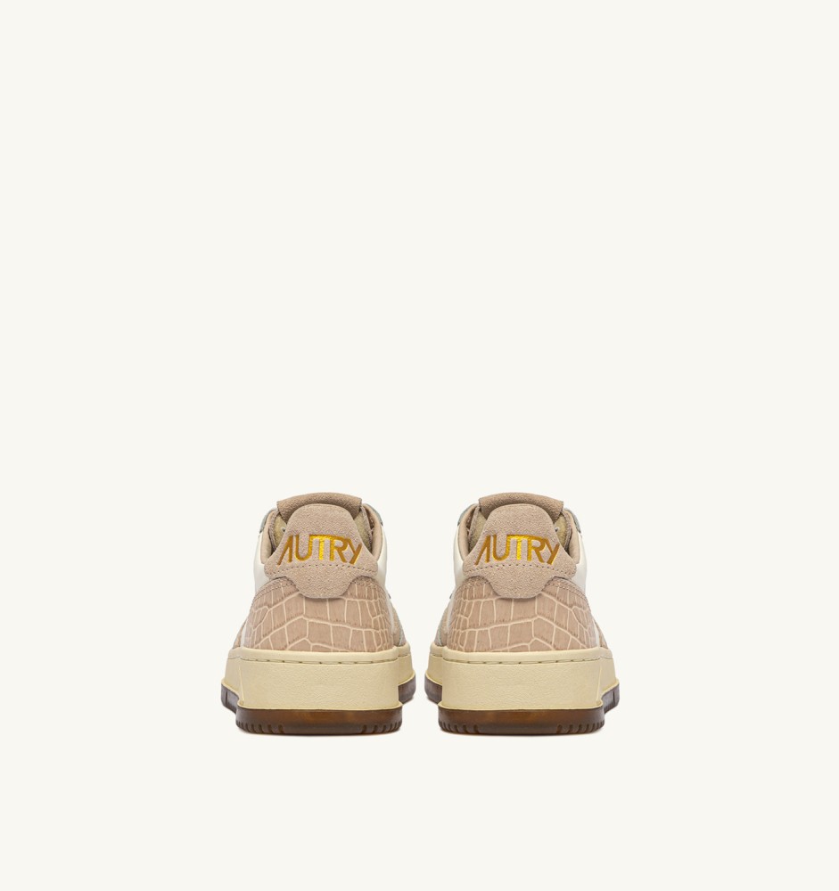 MEDALIST LOW IN MARSHMALLOW AND IVORY LEATHER