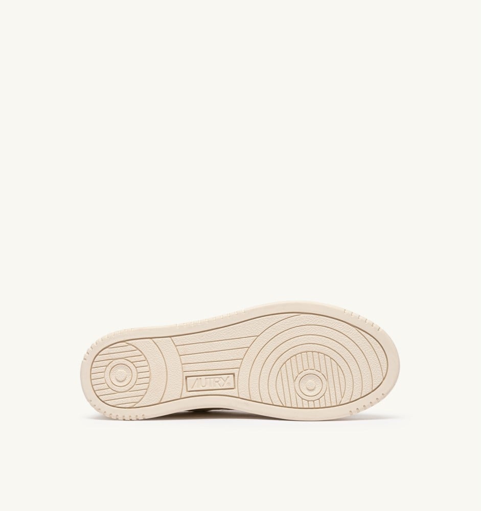 MEDALIST LOW IN SAND AND LEOPARD LEATHER