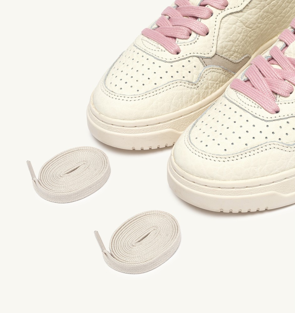 MEDALIST LOW IN SAND AND LEOPARD LEATHER