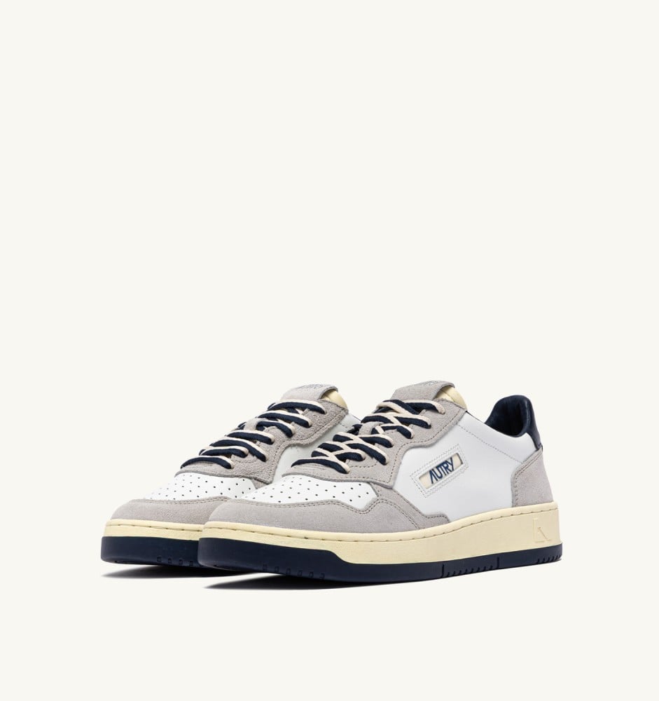 MEDALIST LOW IN VAPOR AND SPACE SUEDE AND LEATHER