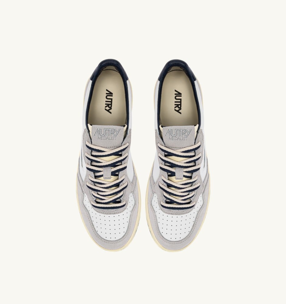 MEDALIST LOW IN VAPOR AND SPACE SUEDE AND LEATHER