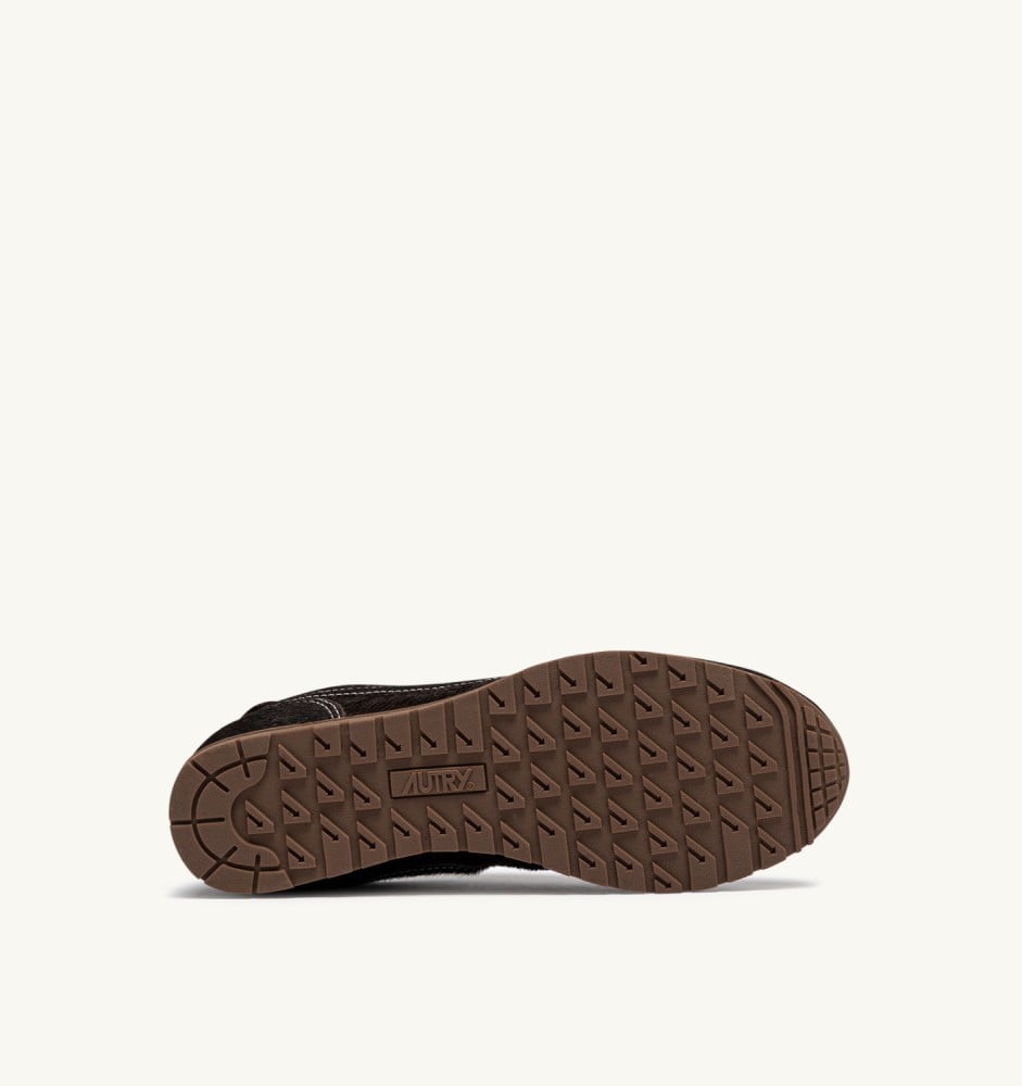 WINDSPIN IN BROWN PONY SKIN EFFECT MATERIAL
