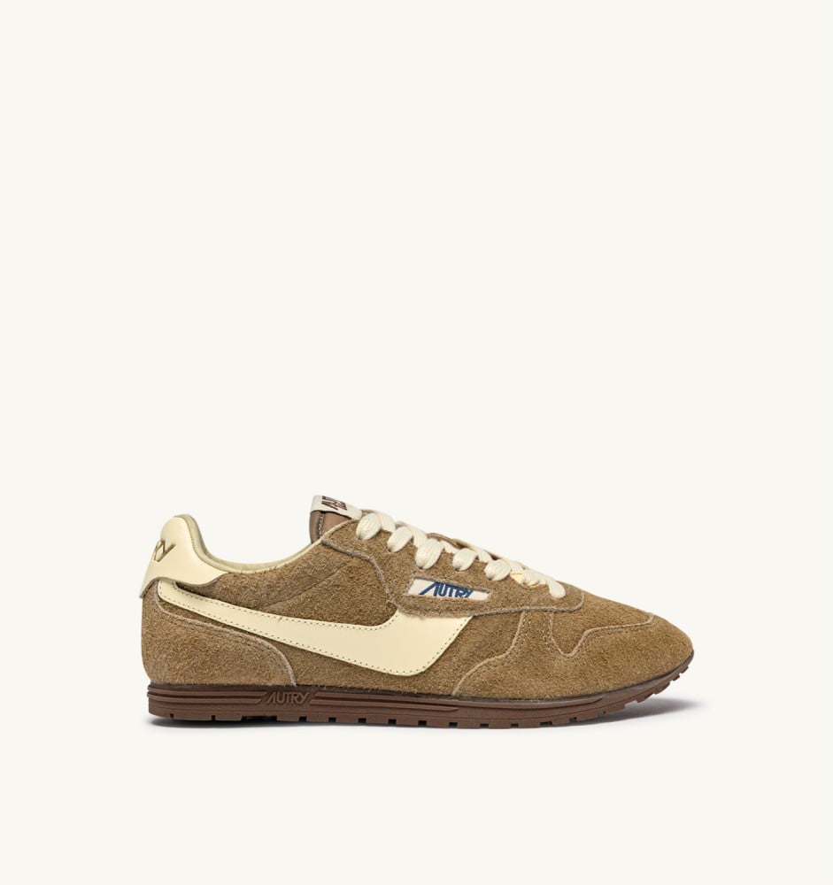 WINDSPIN IN COURO AND RUTABAGA SUEDE AND LEATHER