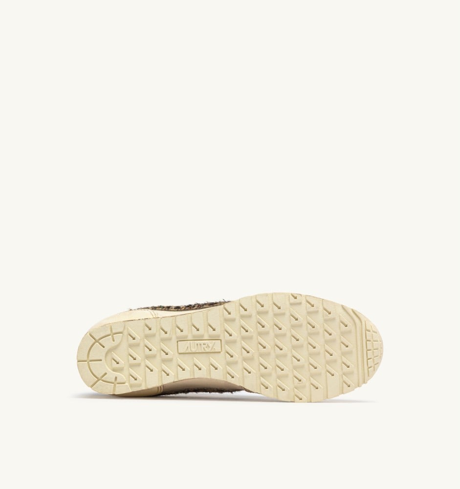 WINDSPIN SUPER VINTAGE IN MARSHMALLOW AND LEOPARD LEATHER