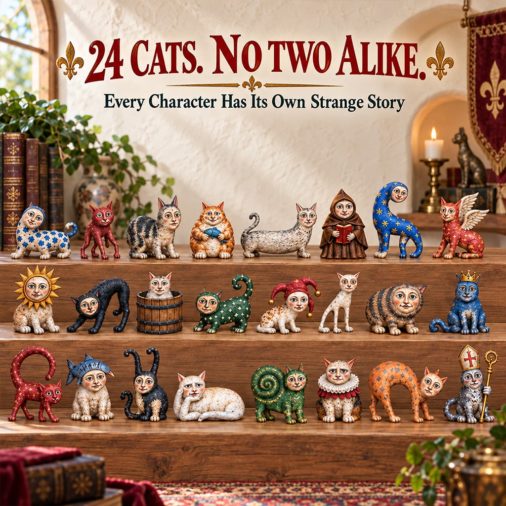 Twenty-four cats and no two are alike