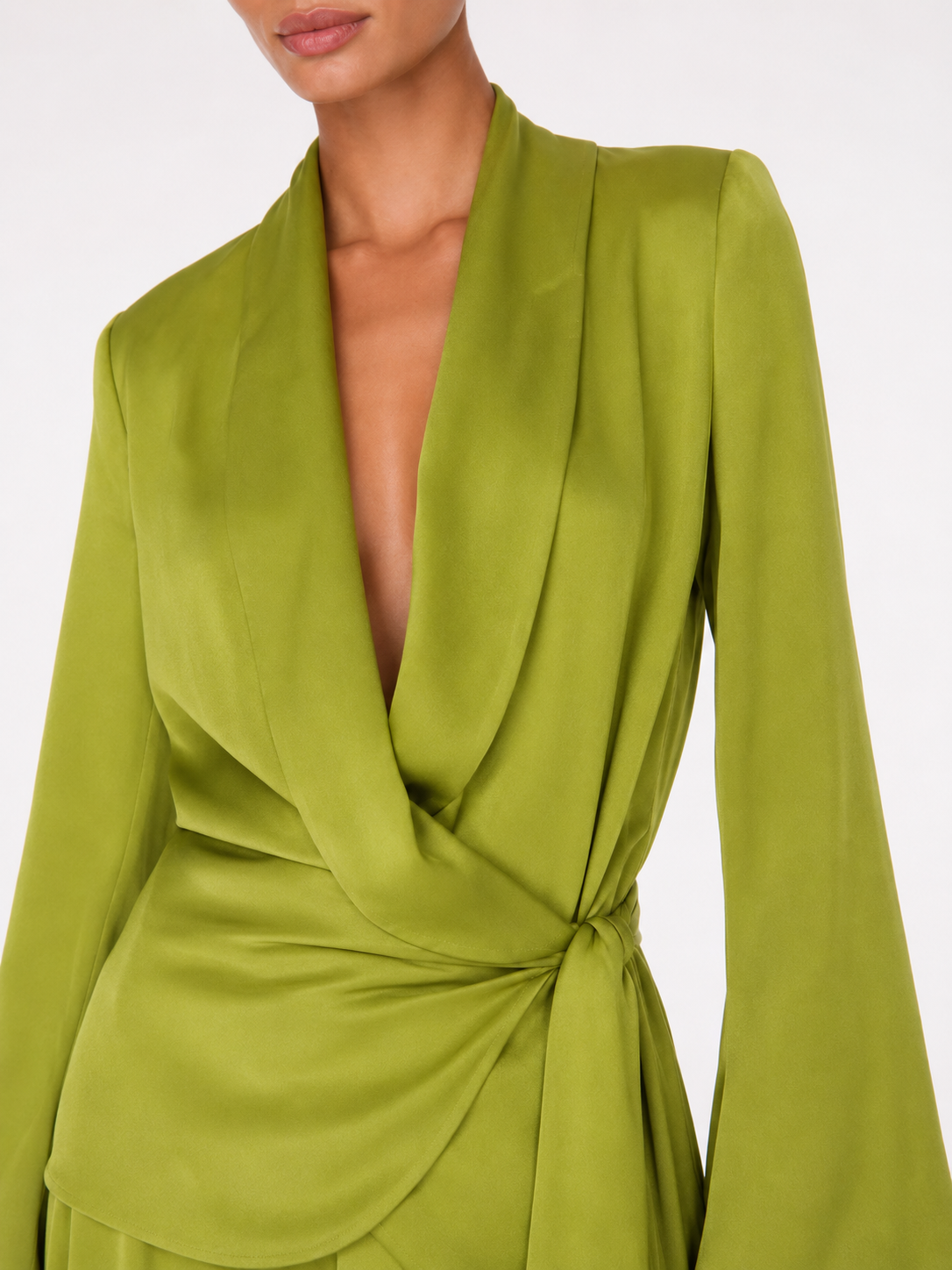 Exquisite Single-Breasted Tie-Down Blazer