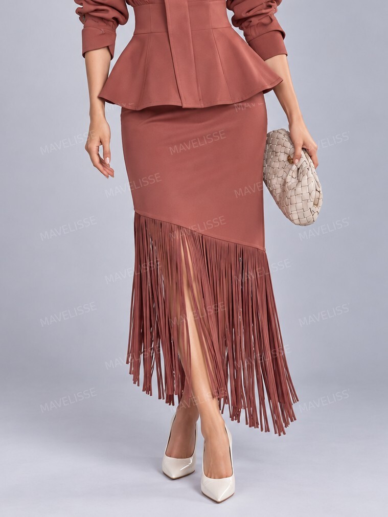 Structured Peplum Waist Jacket
