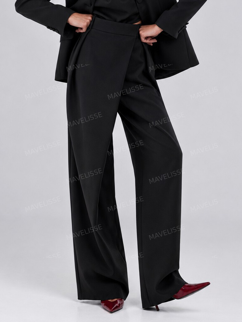 Tailored Blazer & Wide Leg Pants Set