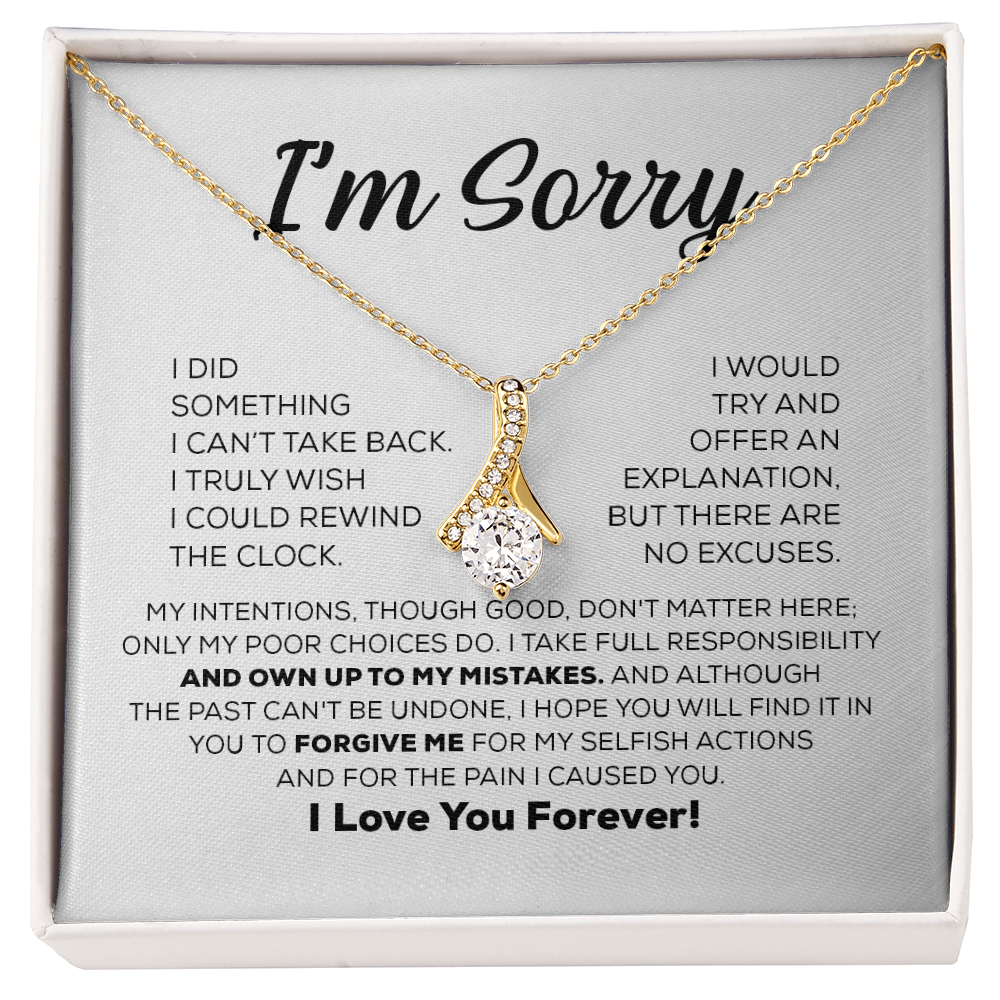 💖💖Apology Gift For Her - I Take Full Responsibility - Alluring Beauty Necklace