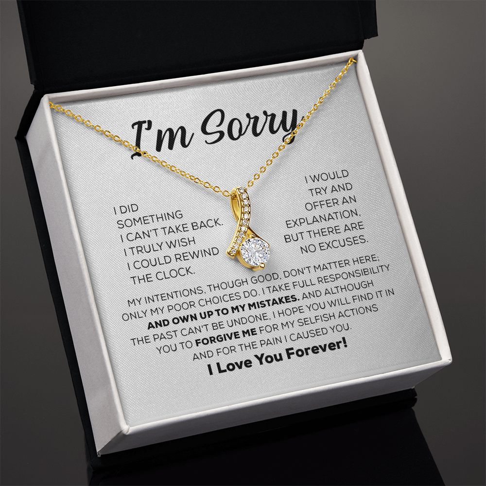 💖💖Apology Gift For Her - I Take Full Responsibility - Alluring Beauty Necklace
