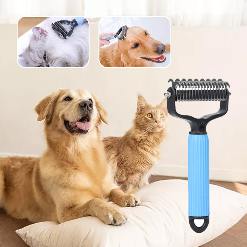 🎁 New Arrival 2026 | 50% OFF 💥 Double-Sided Pet Grooming Brush