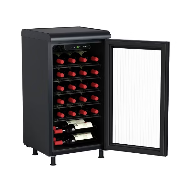 Tansharks Retro Beverage Refrigerator with Serving Surface