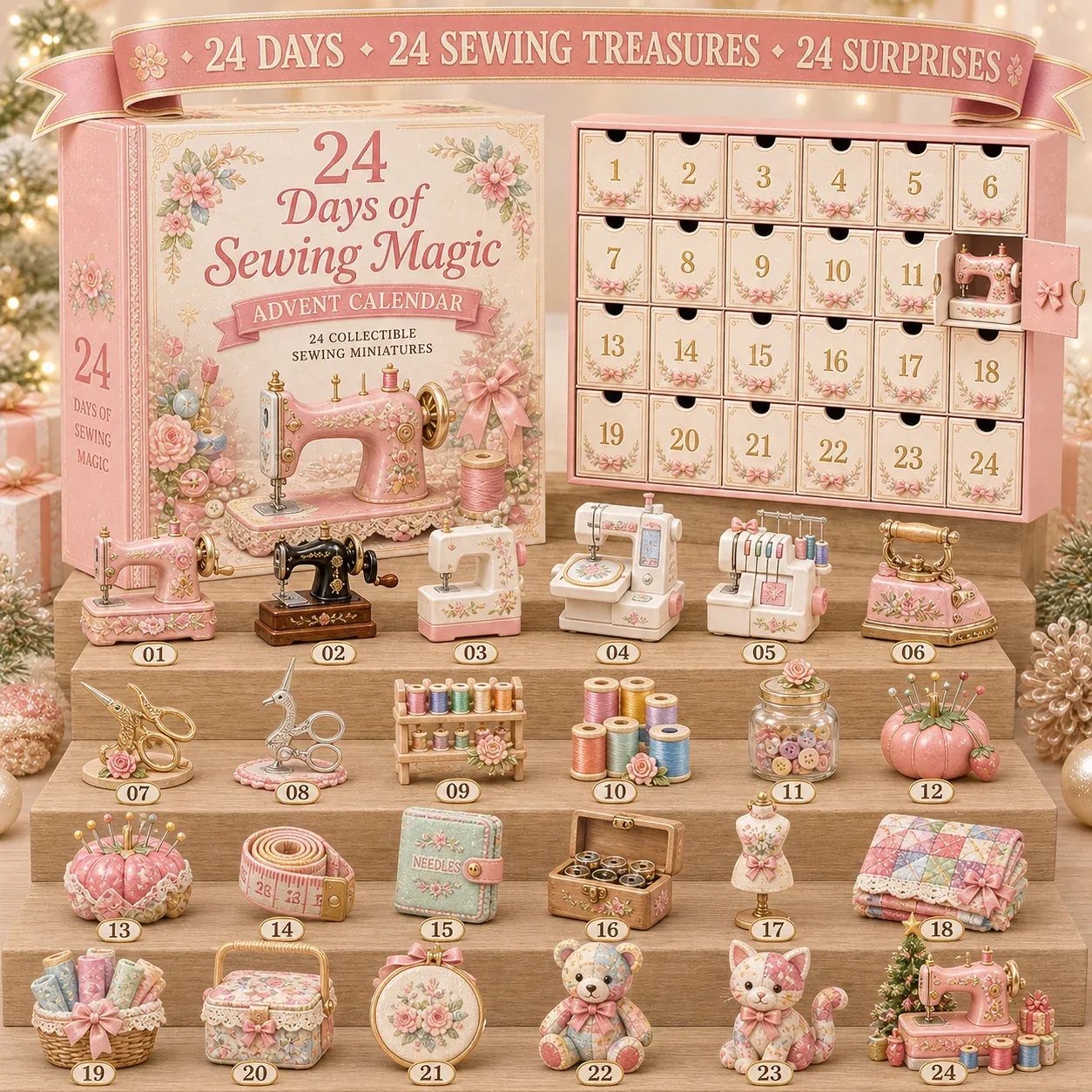⏳ Last Day 49% OFF – 🧵24 Days Of Sewing Magic Advent Calendar🎁