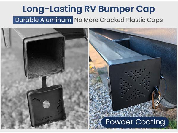 Safoner Aluminum RV Bumper End Caps for Sewer Hose Storage | Must-Have RV Camper Essential Accessories Safoner Aluminum RV Bumper End Caps for Sewer Hose Storage | Must-Have RV Camper Essential Accessories
