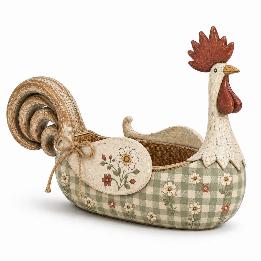 ✨🔥Vintage Farmhouse Rooster Utensil Holder  (Free shipping)
