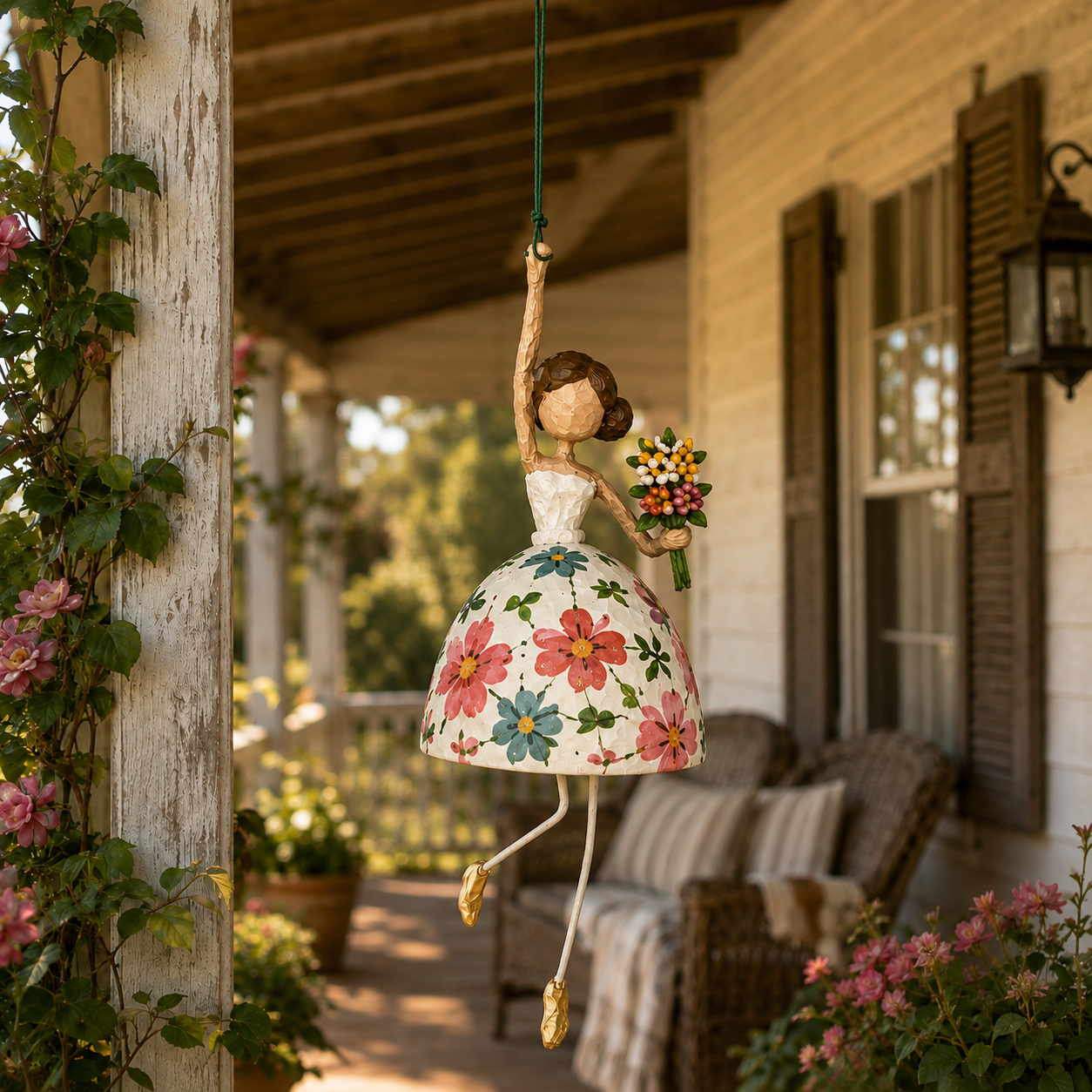 ✨💃Vintage Whimsical Dancing Lady Hanging Decor