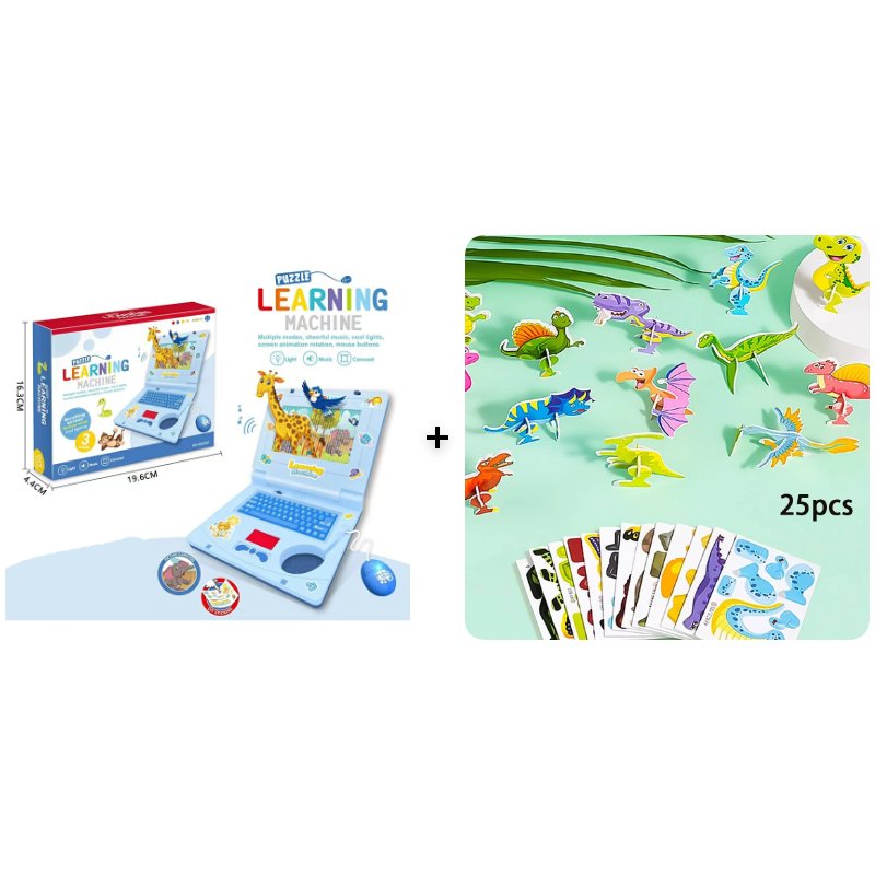 💻 50% off! 🧸 Interactive laptop toy – with lights, sounds and educational games – promotes creativity and motor skills through play 🎵
