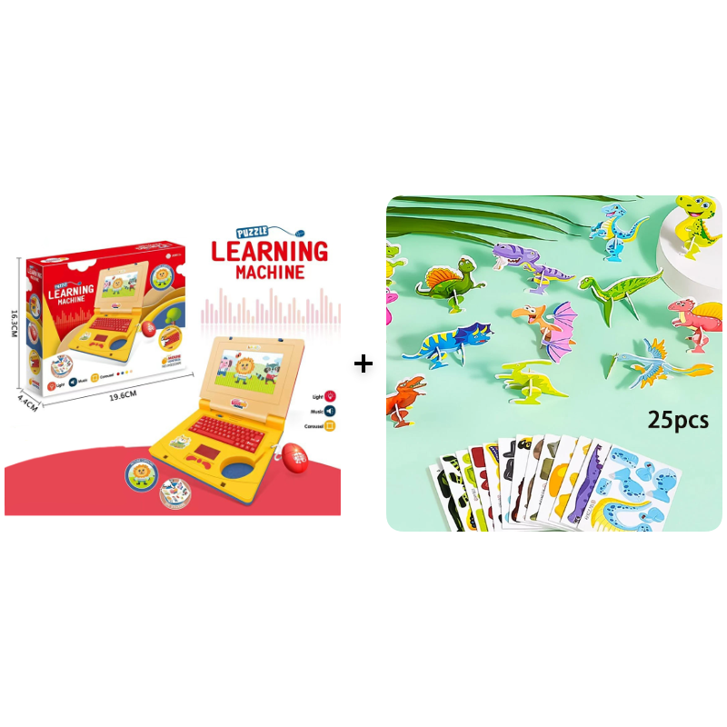💻 50% off! 🧸 Interactive laptop toy – with lights, sounds and educational games – promotes creativity and motor skills through play 🎵