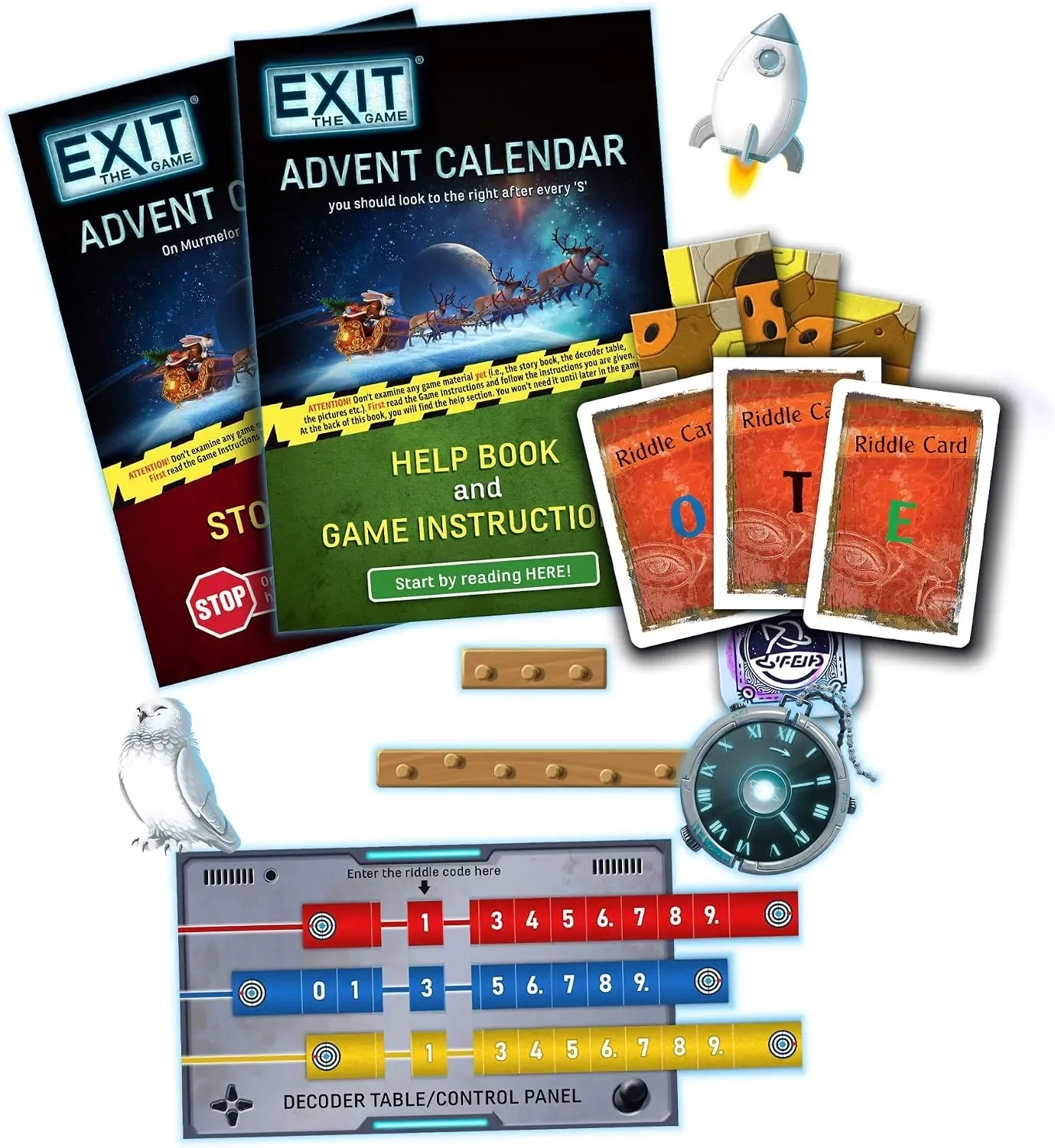 🎄 LAST DAY 49% OFF – 24-Day Cosmic Escape Room Advent Calendar🧩🚀