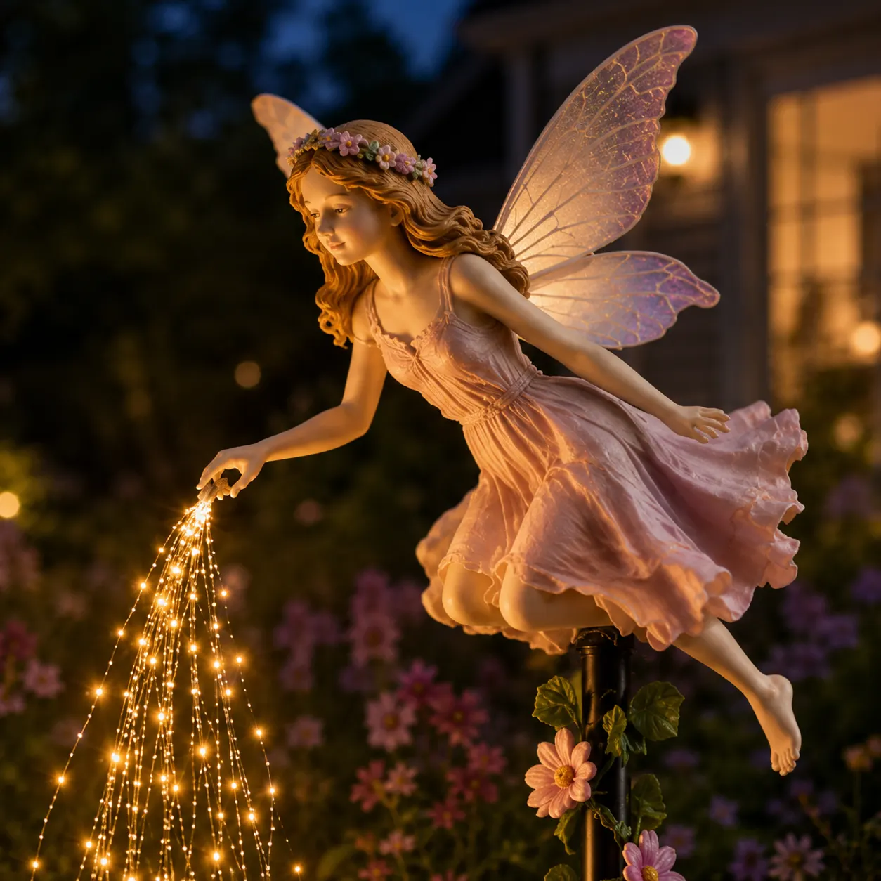 🔥🔥Today 49% OFF🧚‍♀️Fairy Sprinkling Magic Dust Garden Light🌸