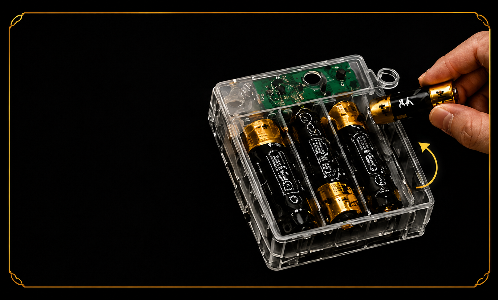 Battery powered light controller
