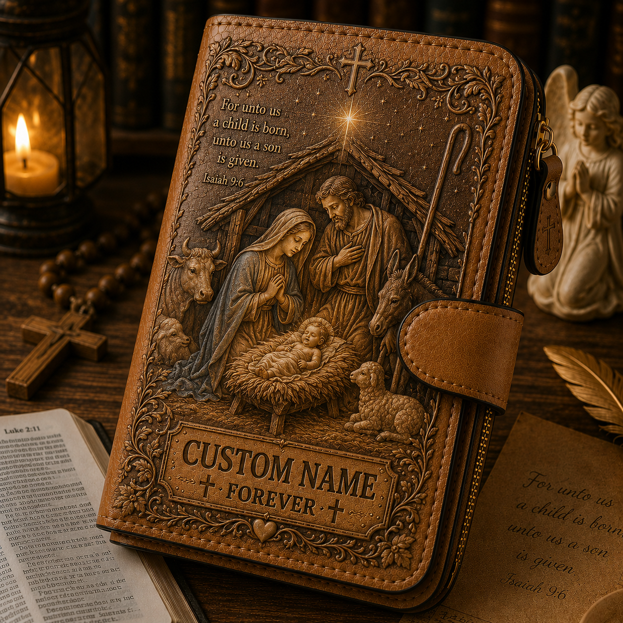 🙏Christian-themed wallets—wallets featuring Bible verses and meaningful blessings💸