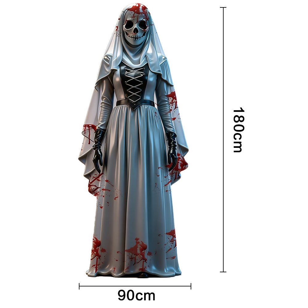 3D Effect Halloween & Christmas Front Door Frame Archway Banner – Seasonal Party Porch Decor