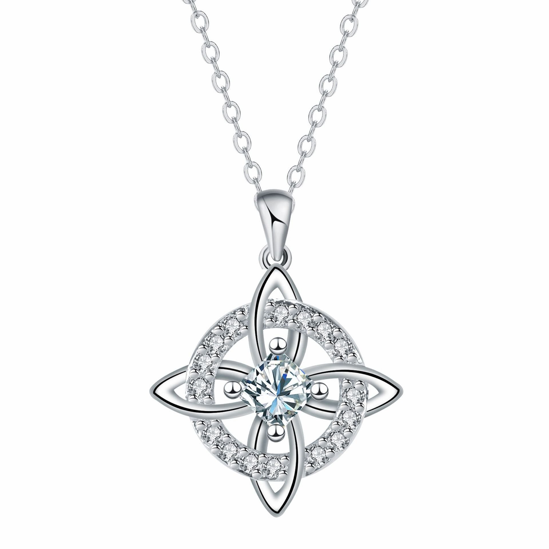 🔥Mystical Birthstone Witches Knot Necklace – 🔮💞Protect Your Loved Ones