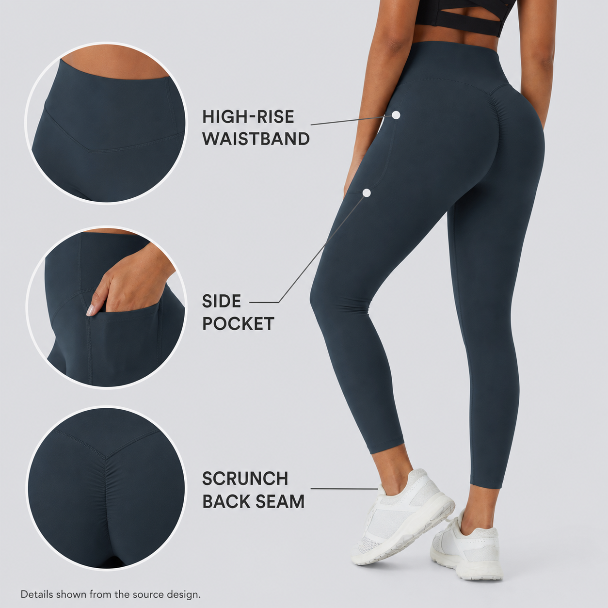 High-Waisted Pocket Shaping Leggings
