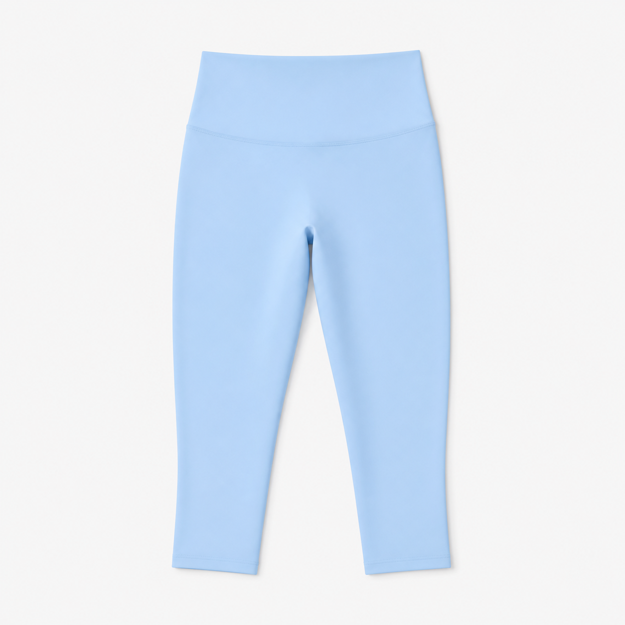 Women's High Waisted Capri Workout Leggings - No Pockets