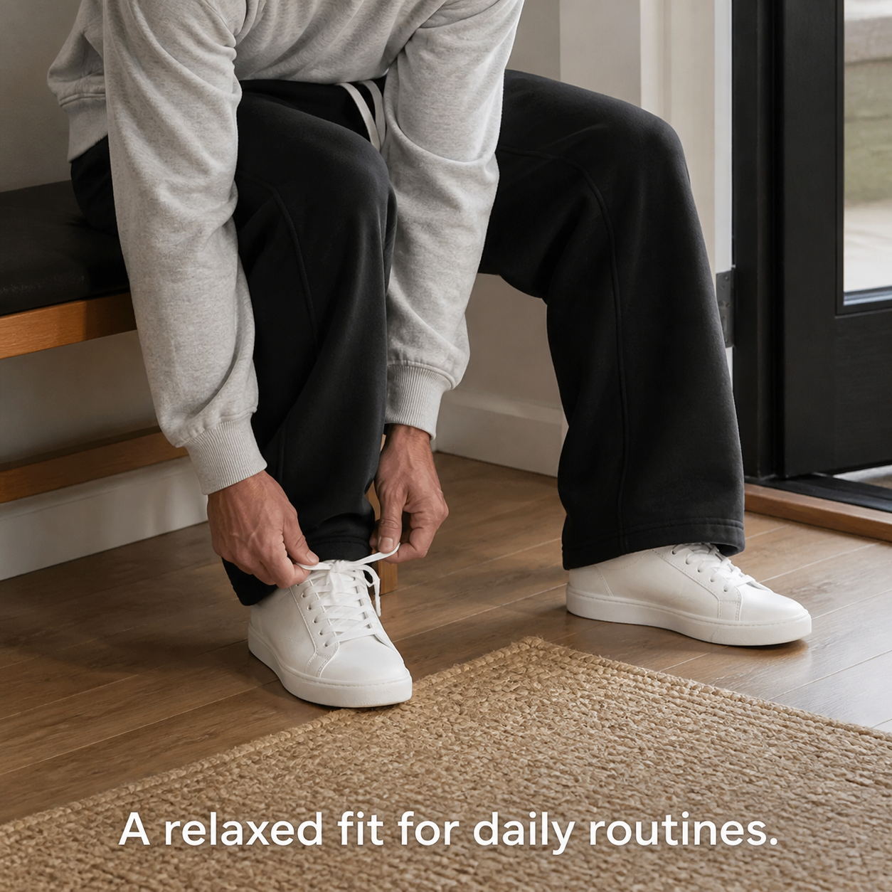 Men's Fleece-Lined Wide-Leg Sweatpants Bundle