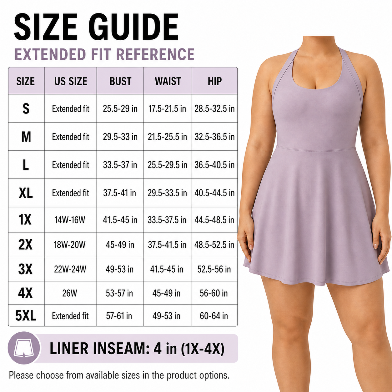 Backless Cut Out 2-in-1 Plus Size Dance Dress, 8/15 PCS Sets