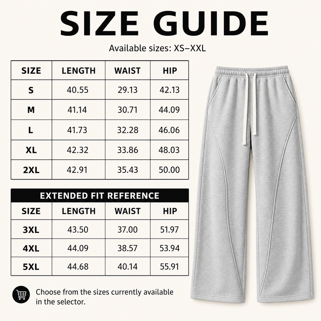 Men's Fleece-Lined Wide-Leg Sweatpants Bundle