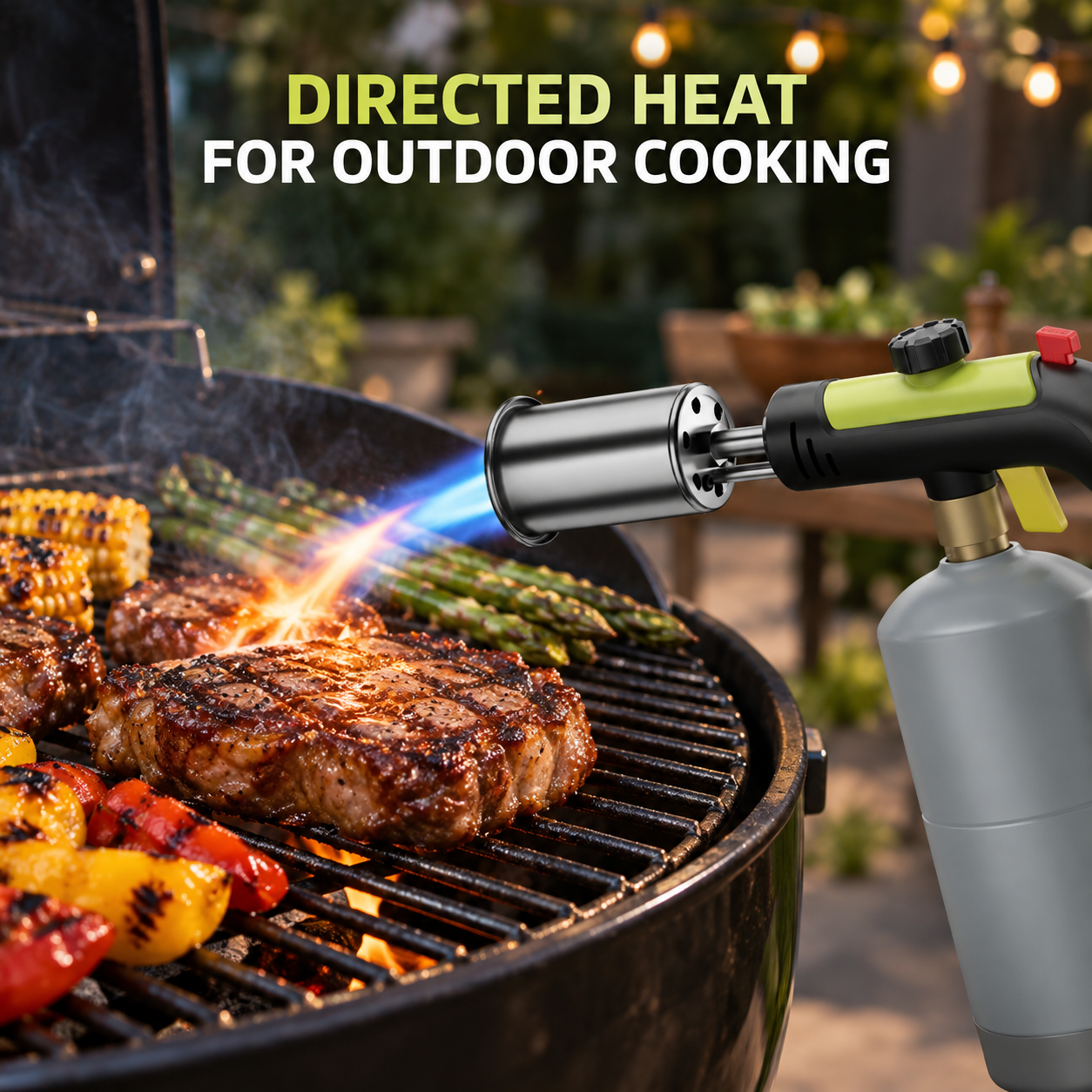 Adjustable Propane Torch with Safety Lock