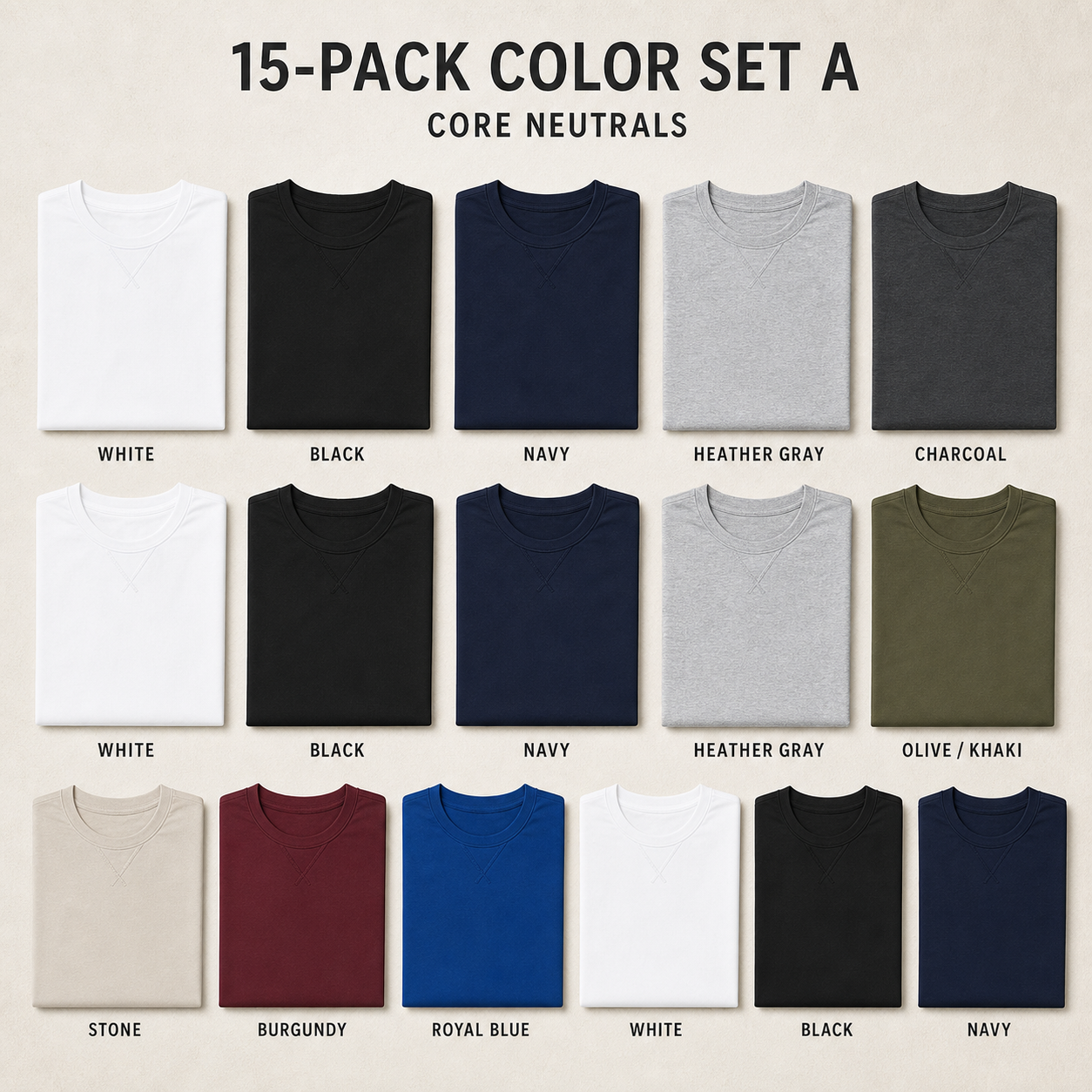 ⚡FINAL SALE⚡-Men's Lightweight Crewneck T-Shirts