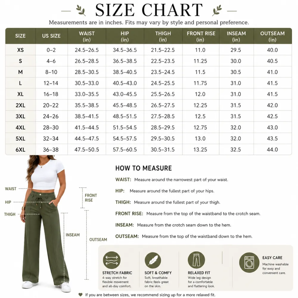 💝Last Day Promotion⚡New Summer Drawstring High Waist Wide Leg Pants