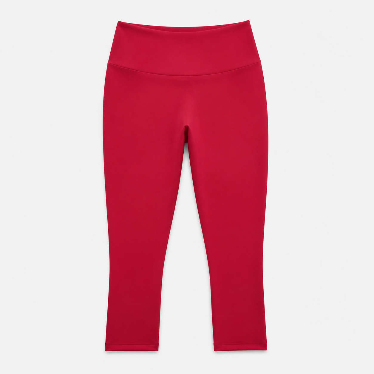 Women's High Waisted Capri Workout Leggings - No Pockets
