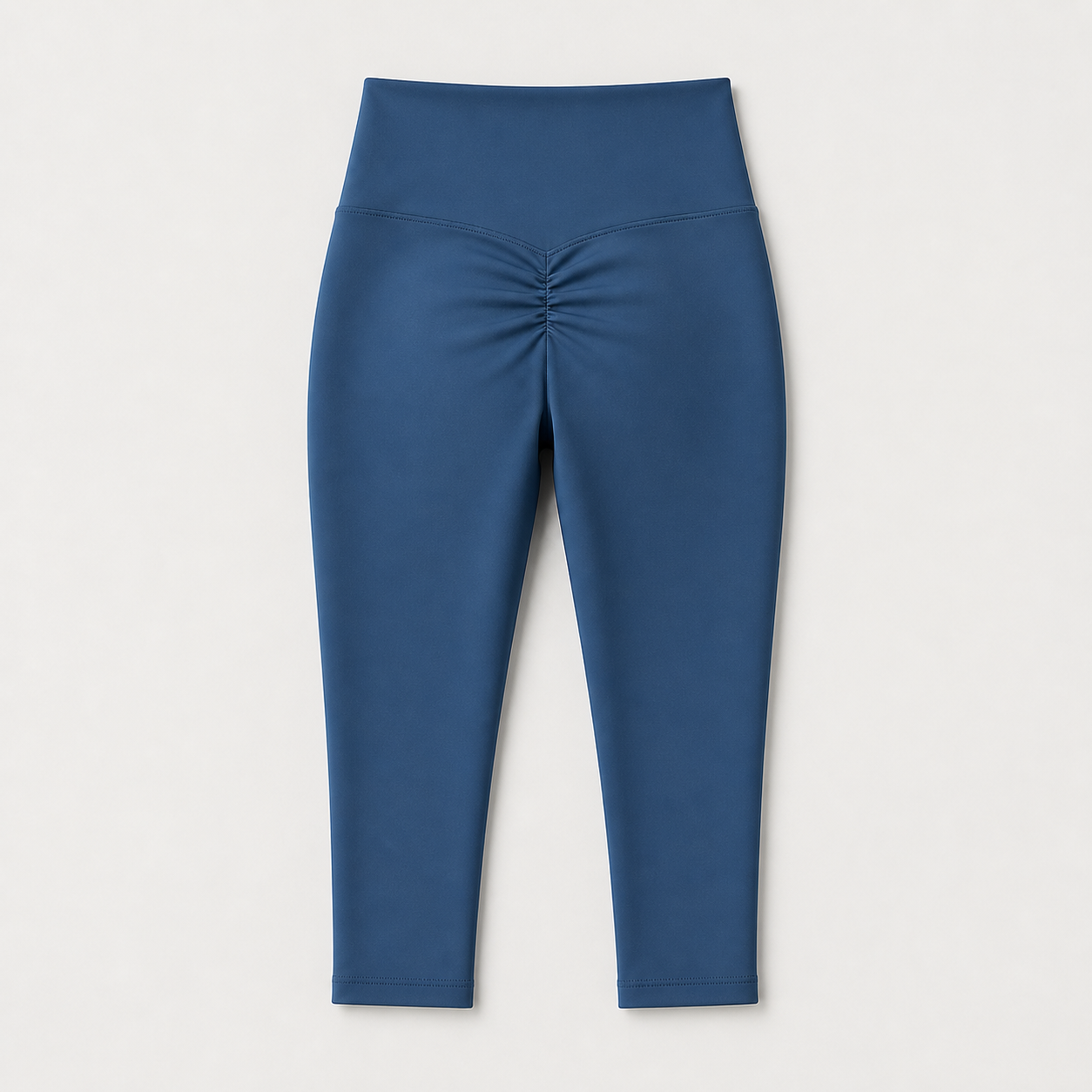 Women's High Waisted Capri Workout Leggings - No Pockets