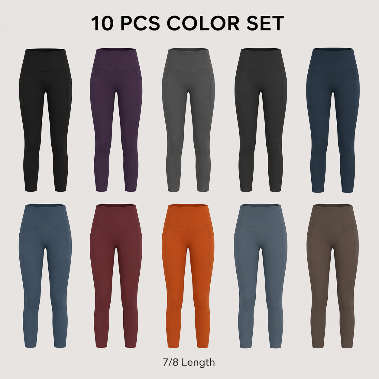 High-Waisted Pocket Shaping Leggings