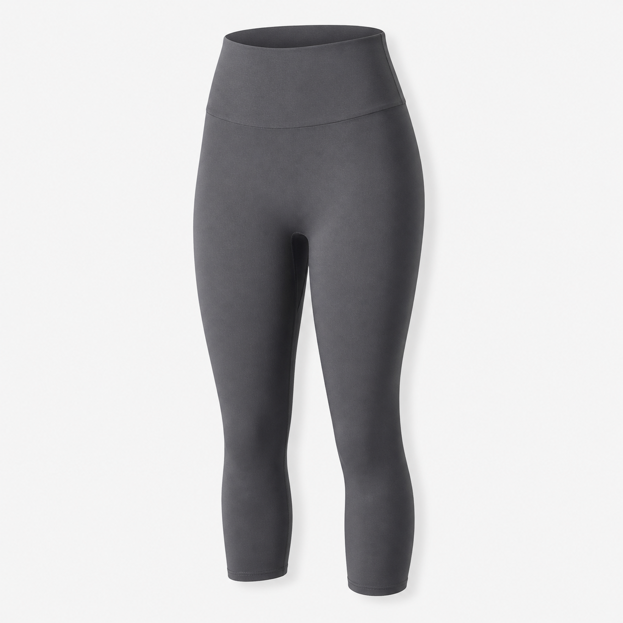 Women's High Waisted Capri Workout Leggings - No Pockets