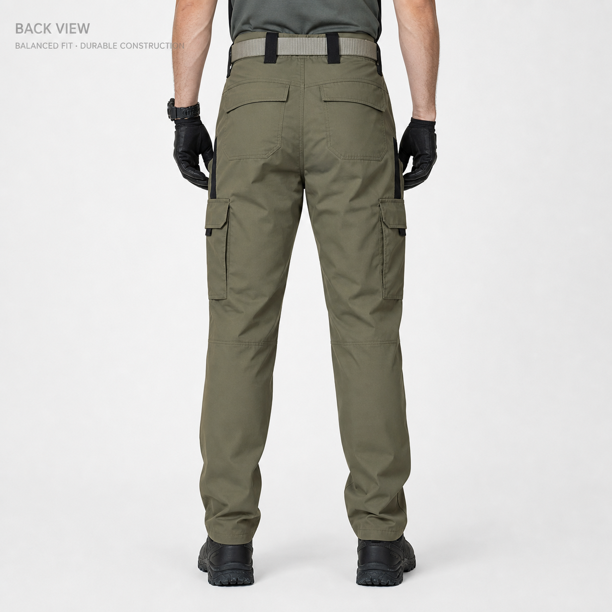 Men's Water-Resistant Multi-Pocket Tactical Cargo Pants