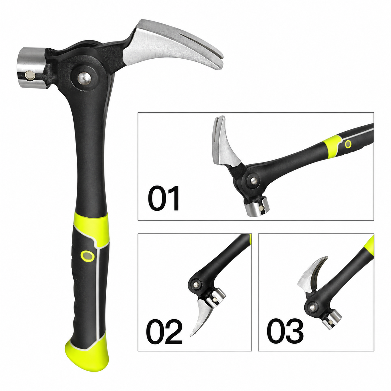 16oz Claw Hammer with Magnetic Nail Starter