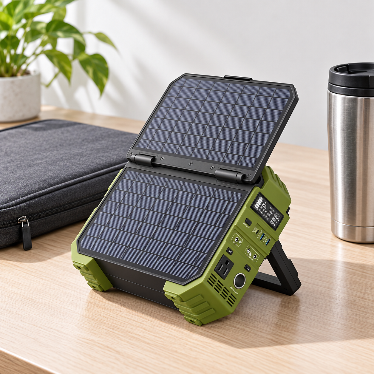 Compact Solar-Ready Portable Power Hub Under 50cm