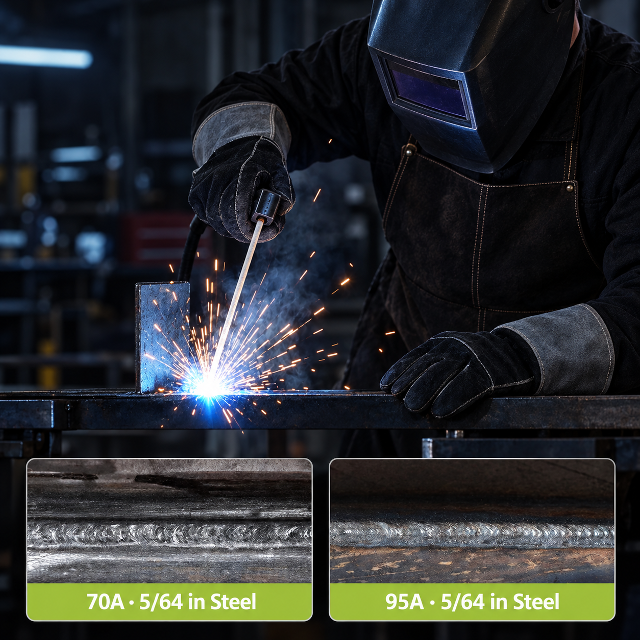 155A Portable MMA Stick Welder, 110/220V