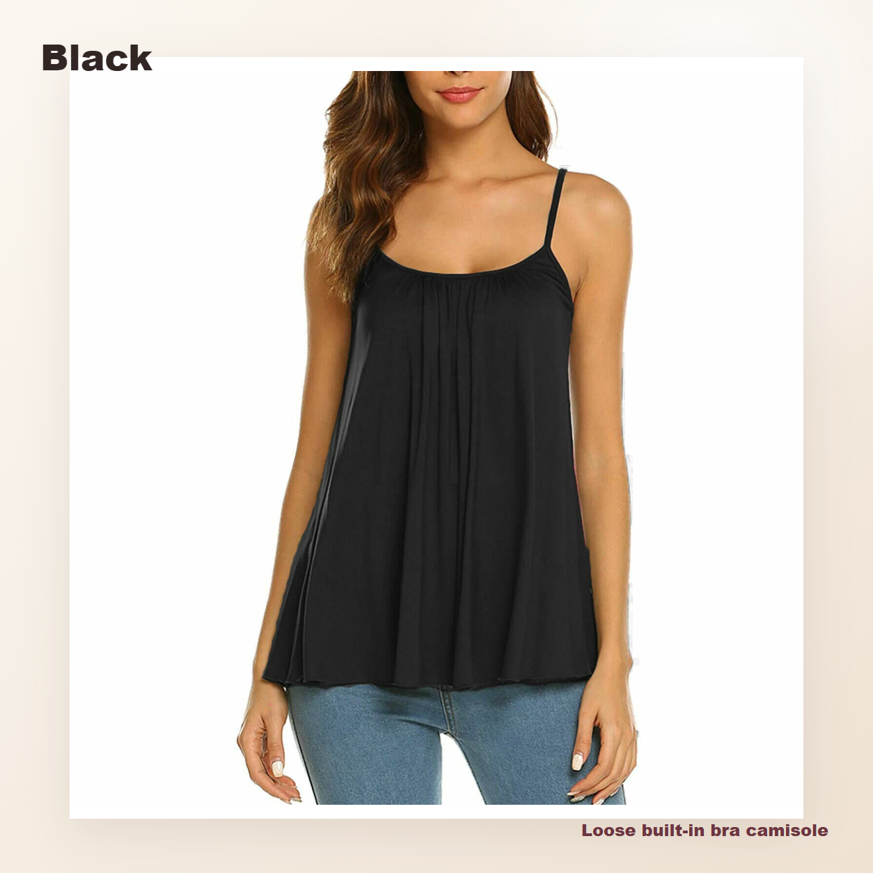 Plus Size Camisoles Women with Built In Bra Tank Top 8/10/12 Pack