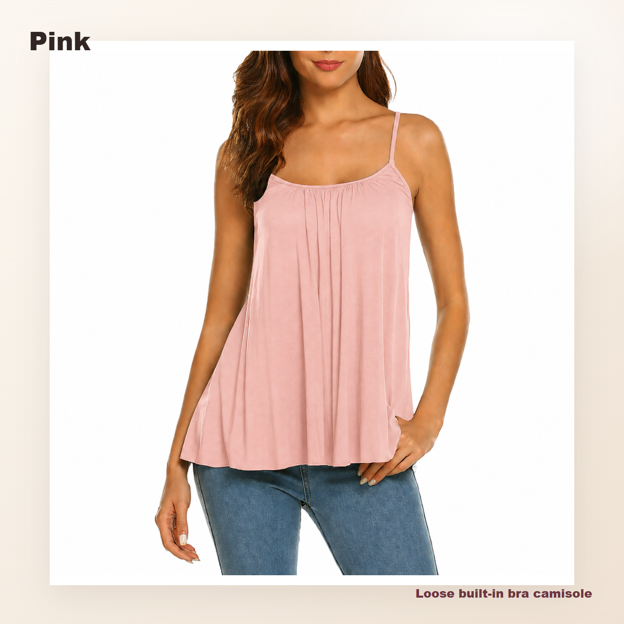 Plus Size Camisoles Women with Built In Bra Tank Top 8/10/12 Pack